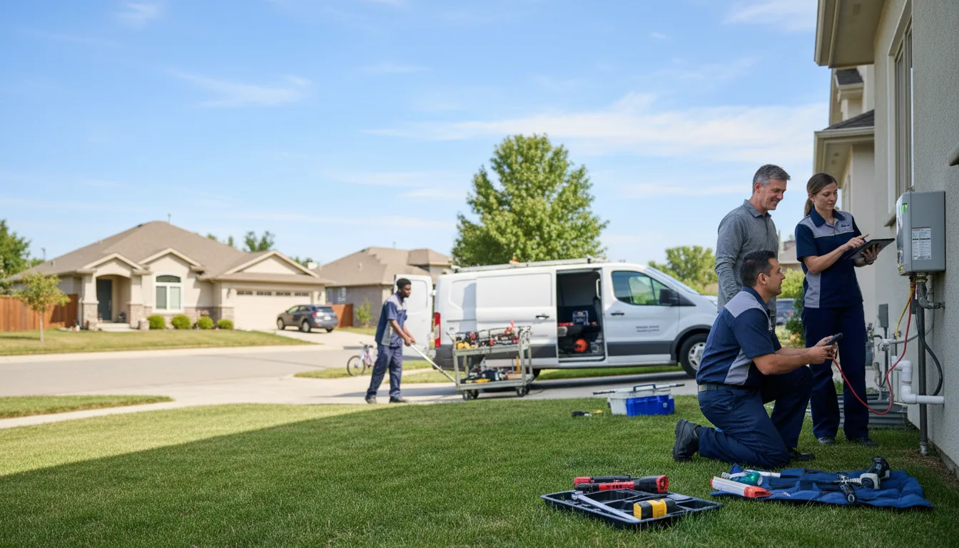 Tankless water heater service in Mooreland, IN